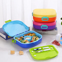 4-Compartment Portable lunch Box
