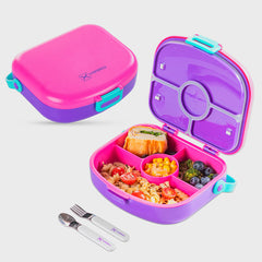 4-Compartment Portable lunch Box