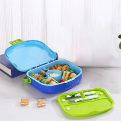 4-Compartment Portable lunch Box