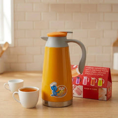 Double Wall Vacuum Flask-Mustard