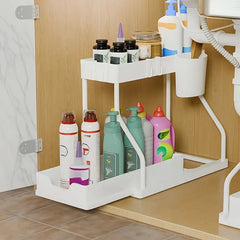 2 Tier Multipurpose Rack-White