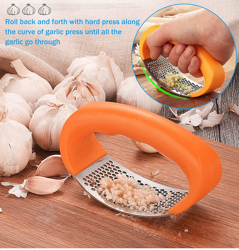 Stainless Steel Garlic Press
