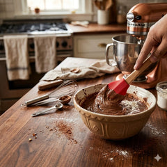 Wooden Handle Silicone Scraper