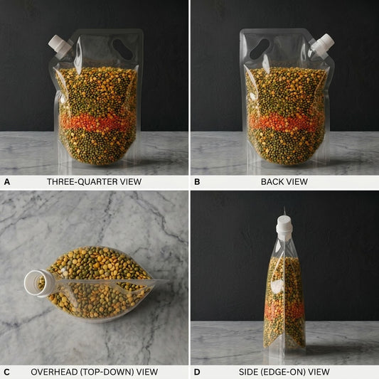 Resealable Grain Storage Bag 2 LITER