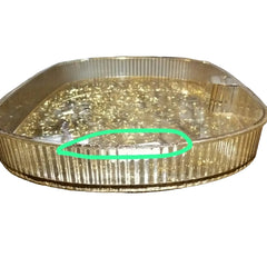 Minor Damage Acrylic Deer Serving Oval Tray