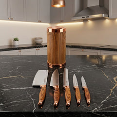 6-Piece Knife Set with Storage Box (Minor Damage)