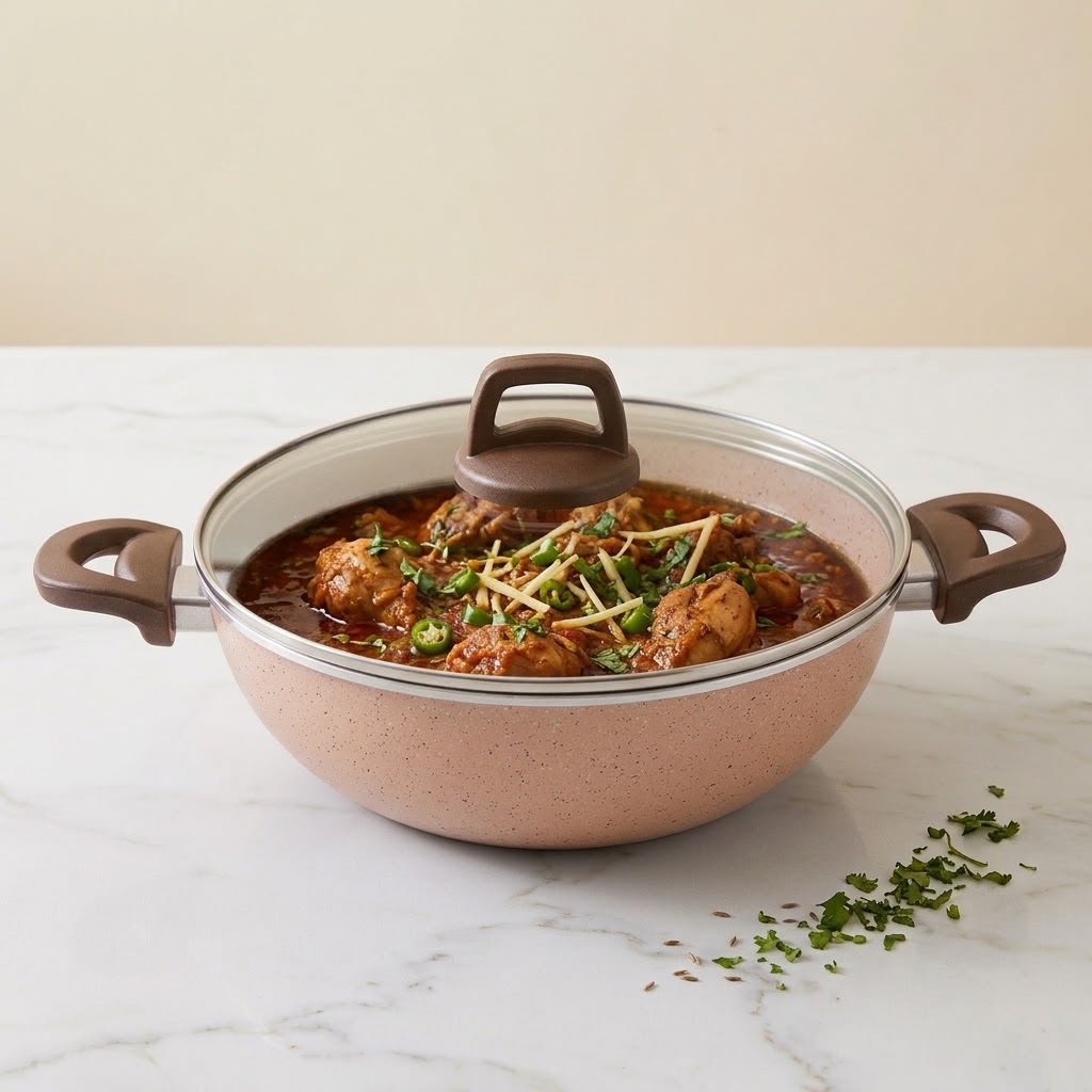 Xelent Marble Coated Wok-28cm