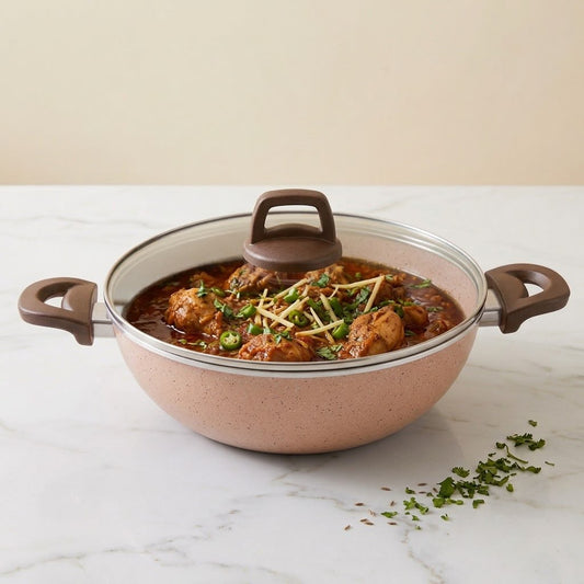 Xelent Marble Coated Wok-28cm