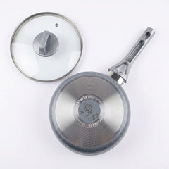 Xelent Marble Coated Sauce Pan-22cm