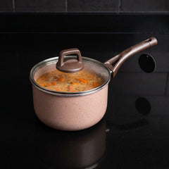 Xelent Marble Coated Sauce Pan-22cm