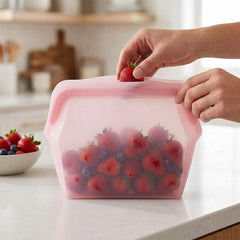 Reusable Silicone Food Storage Bag-L