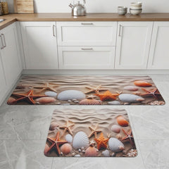 Pair of Non-Slip Kitchen Mat-D3