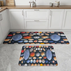 Pair of Non-Slip Kitchen Mat-D4
