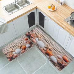 Pair of Non-Slip Kitchen Mat-D3