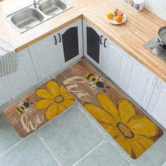 Pair of Non-Slip Kitchen Mat-D5