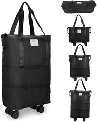 Expandable Duffel Bag with Rolling Wheels