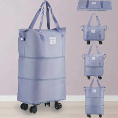 Expandable Duffel Bag with Rolling Wheels