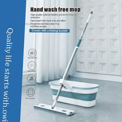 Hands Free Folding Bucket Mop Set