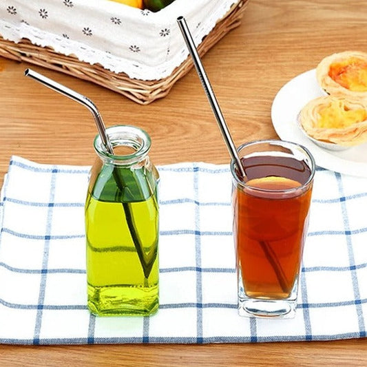 5 Pc Stainless Steel Straw