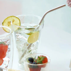5 Pc Stainless Steel Straw