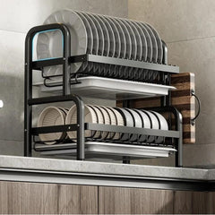 2 Layer Multi DISH Draining Rack