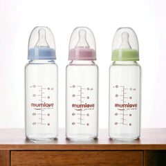 Mumlove 150 ML Glass Feeding Bottle