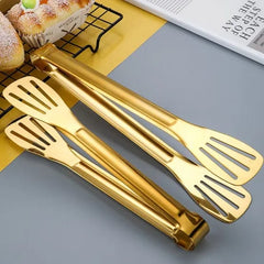 Golden Serving Tong -Medium