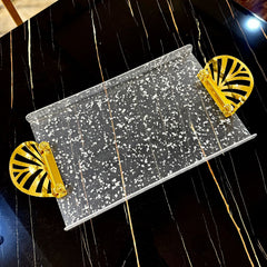 Acrylic Serving Tray Medium -D1