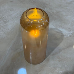 LED Glass Candle -5557