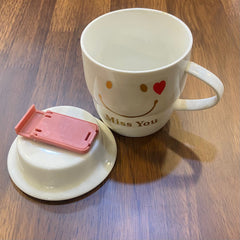 Ceramic Mug With Mobile Holder-D1