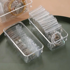 Transparent Earring Storage Box