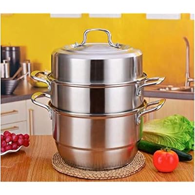 2 Layer Stainless Steel Steamer Pot 30cm