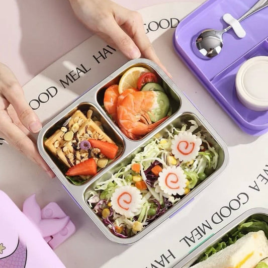 Cartoon Design Lunch Box 7150 (Purple)