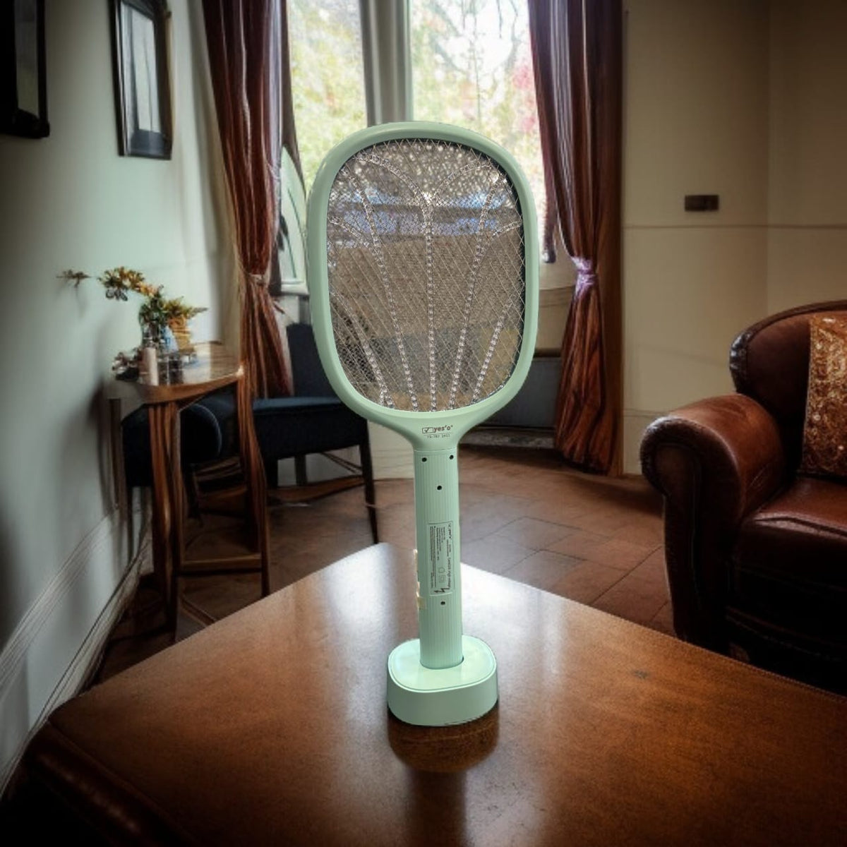 Electric Rechargeable Mosquito Killer Racket with Stand