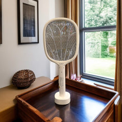 Electric Rechargeable Mosquito Killer Racket with Stand