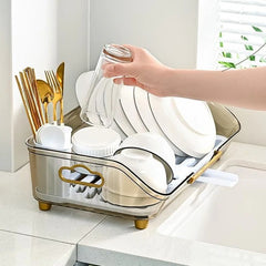 Acrylic Dish Drying Rack-Brown