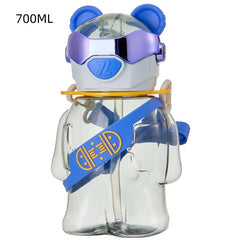 Cute Bear-shaped Water Bottle 700ml