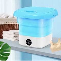 Foldable Mini Washing Machine-Blue