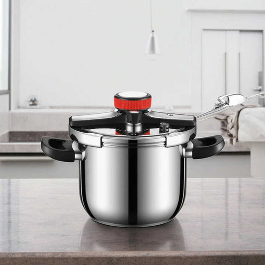 Knob-Type Stainless Steel Pressure Cooker 9L