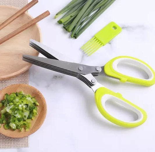 Vegetable Scissor With Cleaning Brush