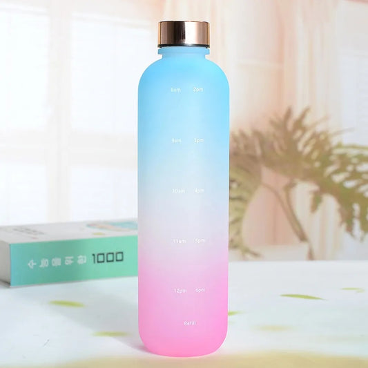 Double Tone Times Marked Water Bottle