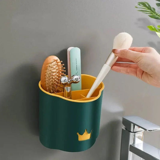 Multifunctional Crown Brush Holder-Green