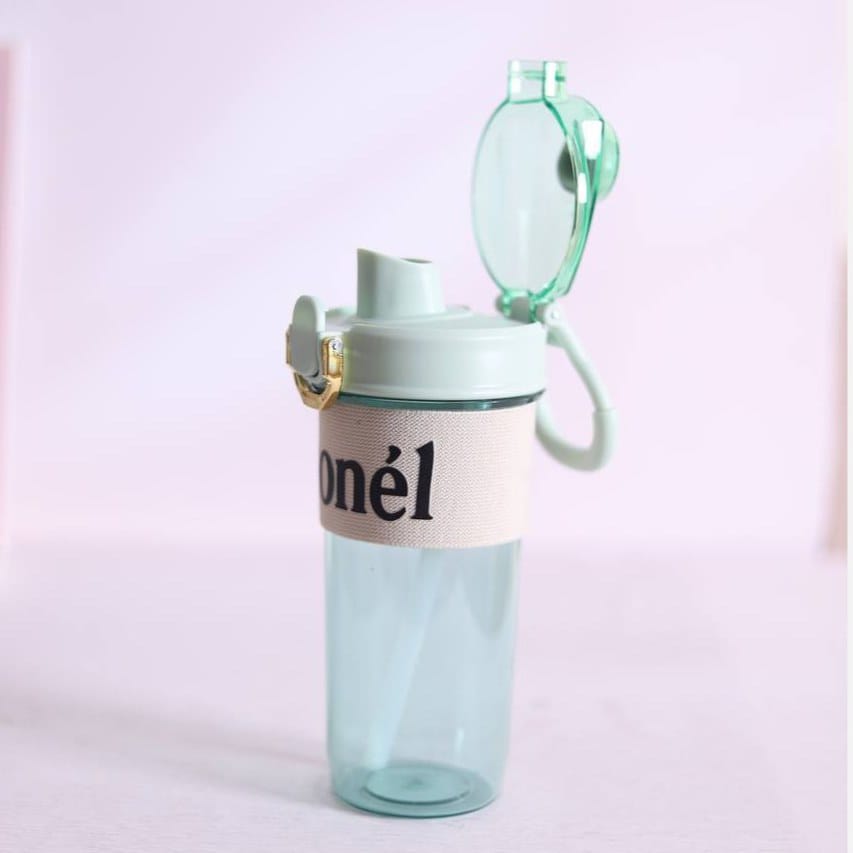 Chonel Straw Water Bottle