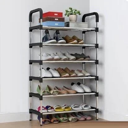 6 Layer Steel Shoe Rack Shelf Storage Organizer