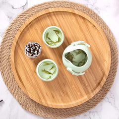 Wooden Round Serving Tray