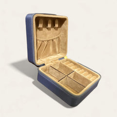 Mini Portable Travel Jewelry Case (Grey)