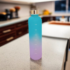 Double Tone Times Marked Water Bottle