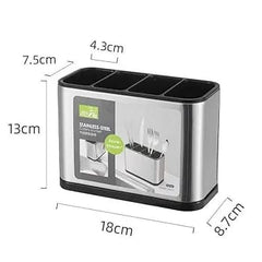 1 Pc Stainless Steel Utensil Organizer