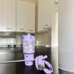 Stainless steel thermos cup -Purple