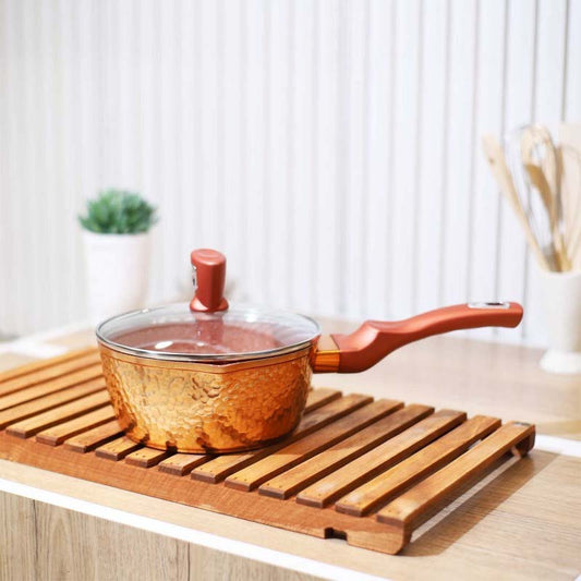 Marble-Coating Cooking Sauce Pan 18cm